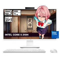 ASUS - TODO EN UNO INTEL CORE 5-210H 32GB RAM 1TB SSD 27 FHD SANDTONE WHITE
