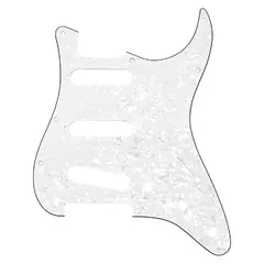 FENDER - Pickguard Para Guitarra Sss Stratocaster Blanco