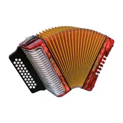 HOHNER - Acordeon Corona III Adg Rojo