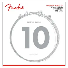 FENDER - Set De Cuerdas Para Guitarra Electrica Bullet Calibre 1046