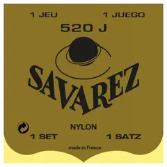 SAVAREZ - Set De Cuerdas Para Guitarra Clasica S Tension Fuerte 520aj