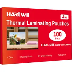 INNOVA - Bolsillos Hojas De Laminación 4milTamaño oficio 100 Un