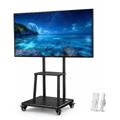 NIA - Soporte Pedestal Móvil Con Ruedas Para Tv 32 A 70 Max 50Kg