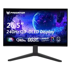ACER - Monitor Gamer OLED Predator X27U 27 WQHD 2K 2560x1440 240Hz, 0.03ms, AMD FreeSync Premium