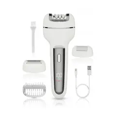 TELEVENTAS COM - Depilador de Raíz, Facial y Corporal Rasurador Pulidor 3 en 1