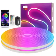 GENERICO - Tira Led Neón 7mts Rgb Rítmica Por Voz Micrófono Incorporado