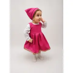 GENERICO - Disfraz Niña Masha y el oso Cosplay