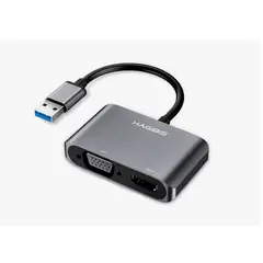 INNOVA - Tarjeta De Video Externa Usb 3.0 A Hdmi + Vga 1080p