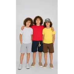 BALLESTA KIDS - Pack x3 Camisetas Básicas para Niño Algodón Suaves y Cómodas