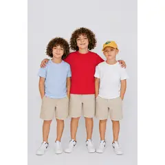 BALLESTA KIDS - Pack x3 Camisetas Básicas para Niño Algodón Suaves y Cómodas