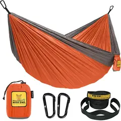 INNOVA - Hamaca Portatil Ultraliviana Doble Correas Extra Largas