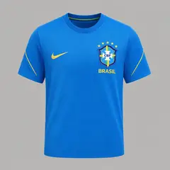NIKE - Camiseta Hombre Brasil Dri-FIT Strike 2026 - Azul - Fútbol - Uso deportivo