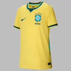 NIKE - Camiseta Niño Brasil Local Stadium 2026 - Amarillo - Fútbol - Uso deportivo