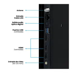 CHALLENGER - Televisor 50 126 cm 4K Ultra UHD LED Smart TV UHDG50TG2771