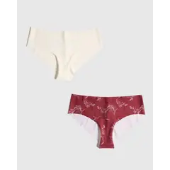 PATPRIMO - Panty X2 De Mujer Clasico Marca Rojo 30800039