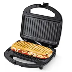 NIA - Sandwichera eléctrica Original tipo panini con parrilla Asador