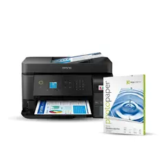 ZEBRA - Kit Epson Multifuncional L5590 + Papel Fotografico tamaño carta