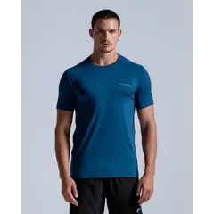 RACKETBALL - Camiseta Slim Evolución Manga Corta, Color Petroleo Para Hombre