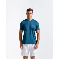 RACKETBALL - Camiseta Núcleo Manga Corta, Color Petroleo Para Hombre