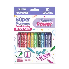 PRIMAVERA - Plumones Flower Power X12