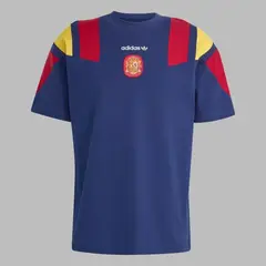 ADIDAS ORIGINALS - Camiseta Hombre España Equipment - Azul - Fútbol - Uso casual y entrenamiento