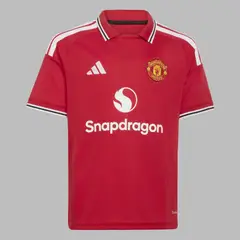 ADIDAS - Camiseta Performance Niño Manchester United 2026/27 - Rojo - Fútbol - Uso casual y entrenamiento