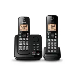 PANASONIC - Telefonos Inalambricos dos Auriculares con contestador kx-tgc362