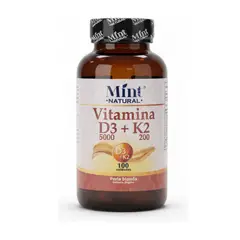 NATURAL FRESHLY - SUPLEMENTO VITAMINA D3 +K2 X 100 SOFTGELS/ MINT NATURAL.