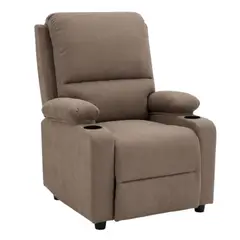 MUEBLES FIOTTI - Silla Reclinable con portavasos Tela Waheeb