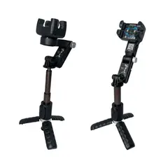 GENERICO - Estabilizador 3en1 Tripode Gimbal Y Selfiestick Q18 Con Luz
