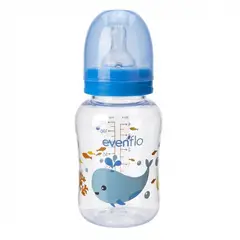 EVENFLO - Biberon 4 Onzas Tritan Acuario Azul -