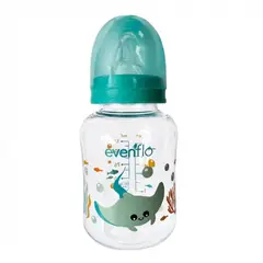 EVENFLO - Biberon 4 Onzas Tritan Acuario Turquesa -