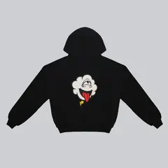 CLOUD - Hoodie nube negro