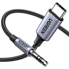UGREEN - Cable Adaptador Auxiliar USB-C a Jack 3.5 mm Audio Estéreo HiFi De 1 Mt Plug and Play
