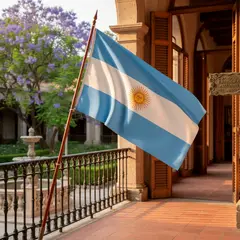 VITTORIA - Bandera Argentina 1.50x90cm Exterior Grande