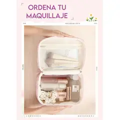 MULTIBAGS - COSMETIQUERA NECESER ORGANIZADOR MAQUILLAJE USOS-TURQUESA