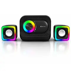 XTRIKE ME - Parlantes Gamer 2.1 RGB Computador Portatil SK 502