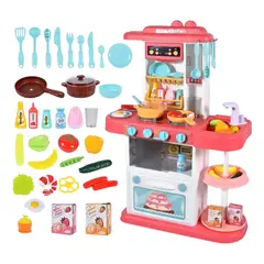 GENERICO - Set Cocina 72cm Juguete Niñas Infantil Horno Luz 889-152