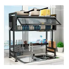 TECNOHOGAR JS - Escurridor Platos Sobre Platero Gabinete Organizador Puerta