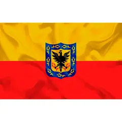 VITTORIA - Bandera Capital Bogotá Dc Con Escudo 1mtr X150cm Exterior