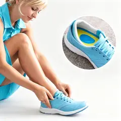 GENERICO - Plantillas Ortopédicas De Gel Absorción Impacto - Talla Mujer 37-39