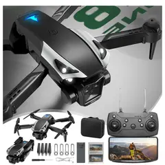 AMERICAN GENERICS - Drone H18 Camara 4k WIFI Control Remoto Luces Led Foto Video Gris