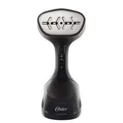 OSTER - Plancha de ropa Vapor vertical portatil Negro