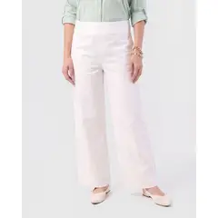 PATPRIMO - Pantalón Bota Ancha Pretina Ancha Mujer Para Mujer Negro