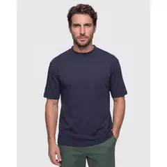 PATPRIMO - Camiseta Cuello Redondo Manga Corta Hombre Para Hombre Negro