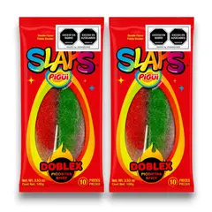 GARABATOS - Dulce Paleta Cachetada Picante CachePigui 2 Bolsas X10u