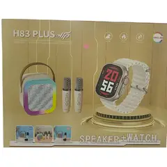 CHINA GLAZE - Reloj Combo Parlante 2 Micrófonos Bluetooth Portátil