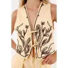 TENNIS - Chaleco con bordado para mujer