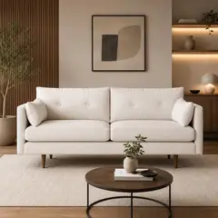 SOFA MARKET - Sofa Dalton 3 Puestos Tela Beige