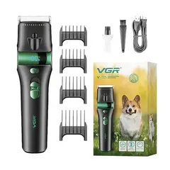 VGR - Máquina Cortar Pelo Mascota V-225 Luz Perro Gato 7000rpm